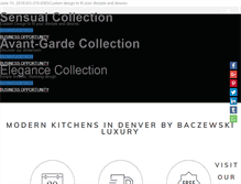 Tablet Screenshot of giuseppecucine.com